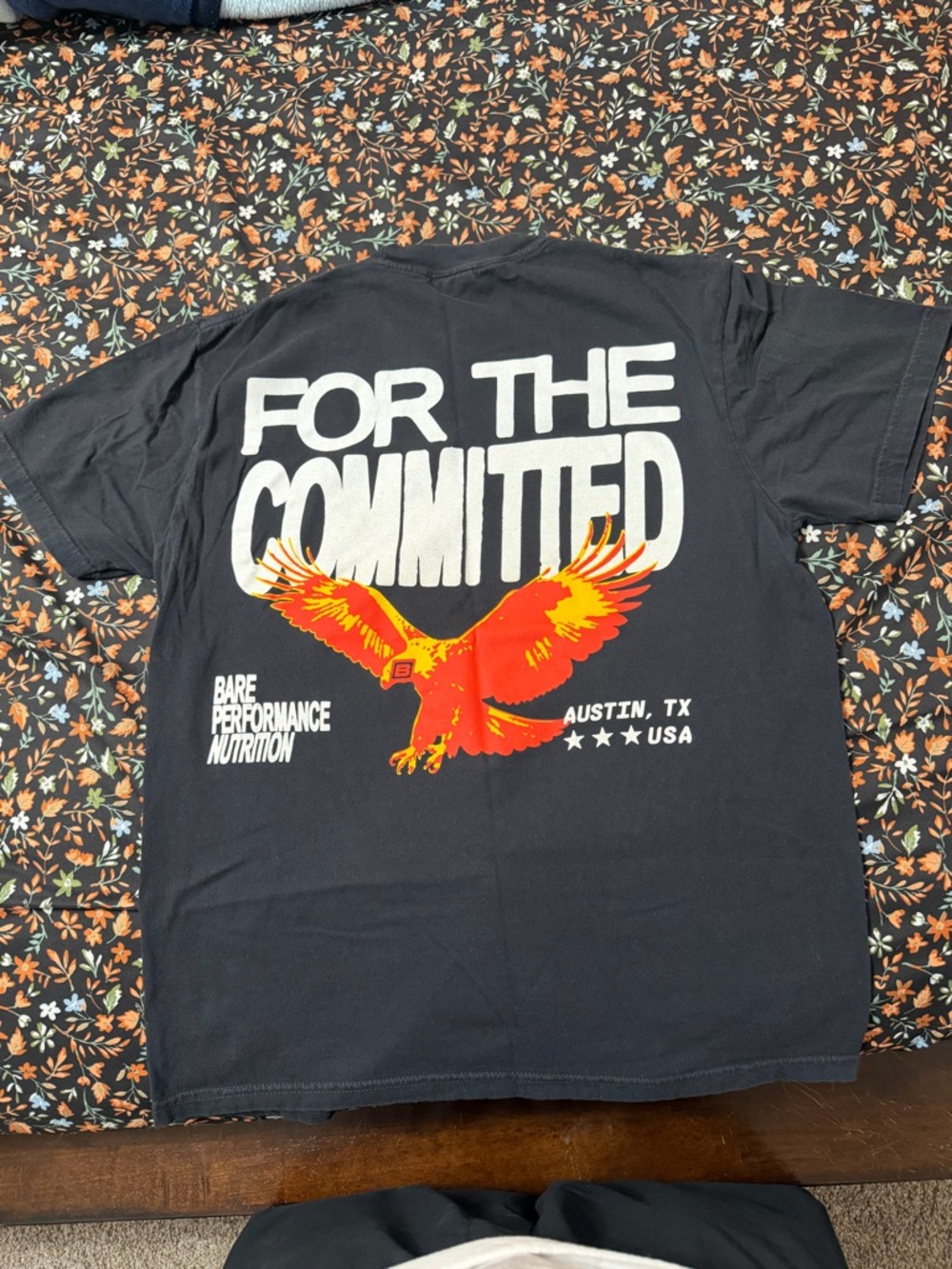 Bare Performance Nutrition For The Committed Tee Size Medium